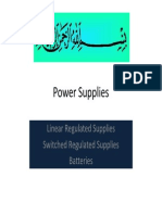 Power Supplies Unregulated