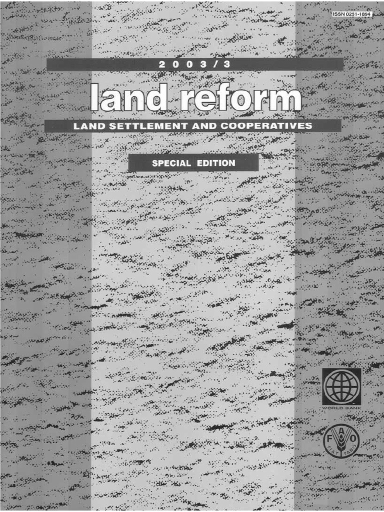 Land Reform | PDF | Economies | Business