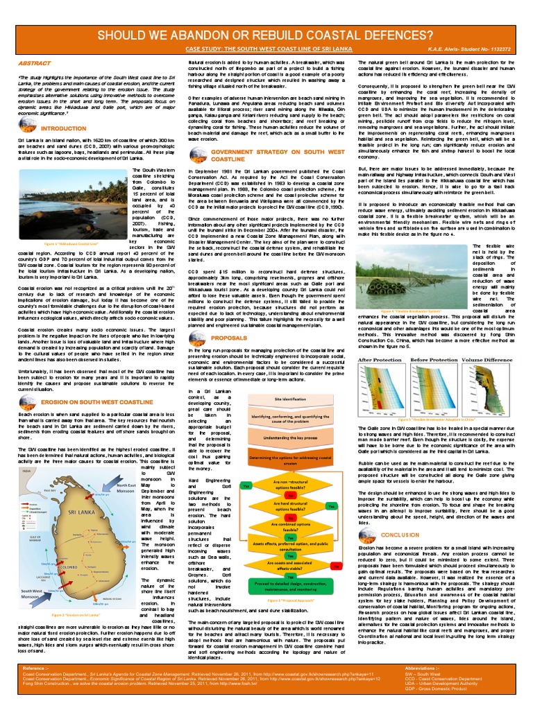 Coastal Erosion Solutions for Sri Lanka | PDF | Coast | Beach