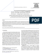 2001 Technology and Research Developments in Powder Mixed EDM - Kansal Sir Paper