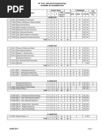 M. Tech. (Structural Engineering) SCHEME OF EXAMINATION