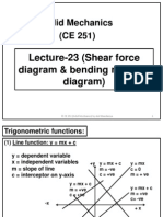 Lecture-23 (Shear Force Diagram & Bending Moment Diagram)