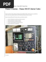 Fanuc Alarms Fanuc 6 Alarms