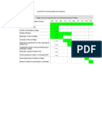 Cronograma de atividades de estágio