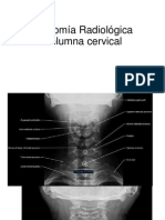 Anatomía Radiológica Columna Cervical