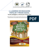 II Congreso de Educación Popular y Praxis Social 2014 - Cartagena