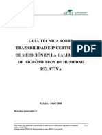 PDF Calibracion CALIBRACION Higrómetros v01