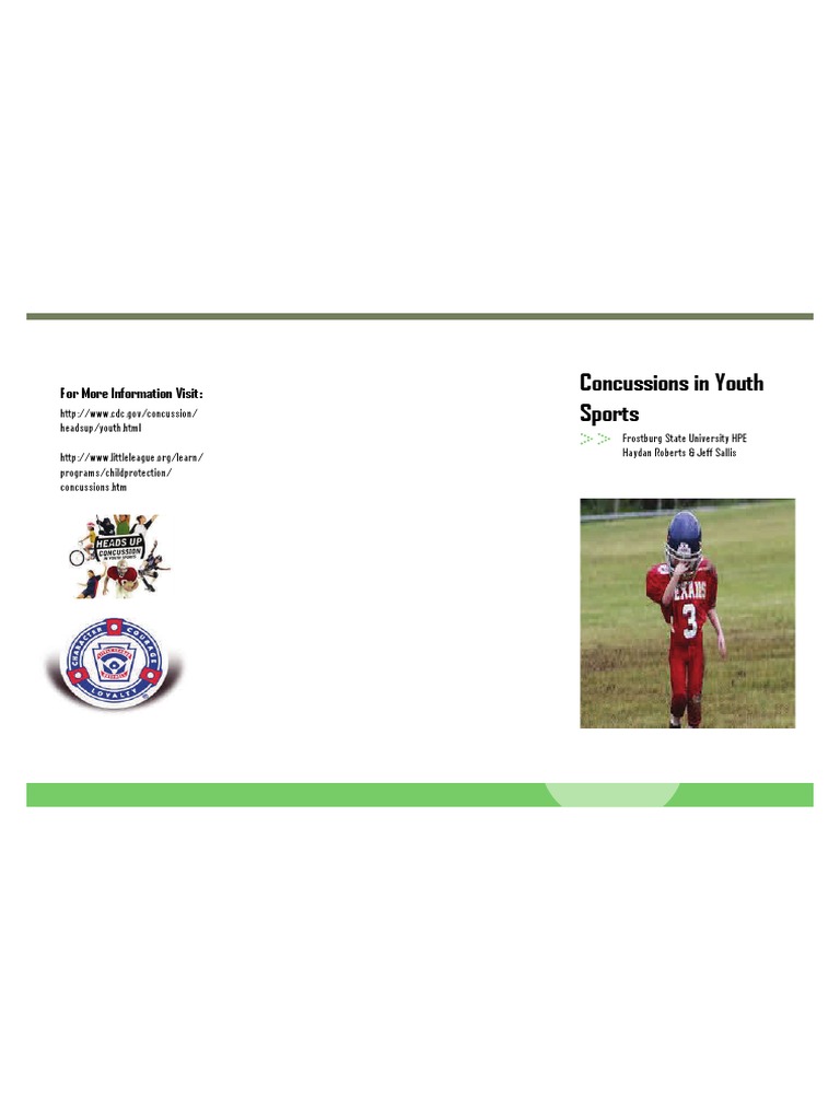 Youth Sports Concussions: Risks & Prevention | PDF