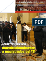 Boletín Nº 15 del Grupo Parlamentario Nacionalista Gana Perú