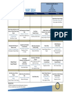 ES Dining Hall Menu - May 2014