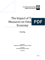 Report -- Conference Board Tax Impacts