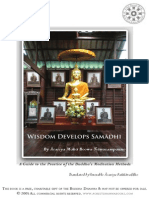 Wisdom Develops Samadhi