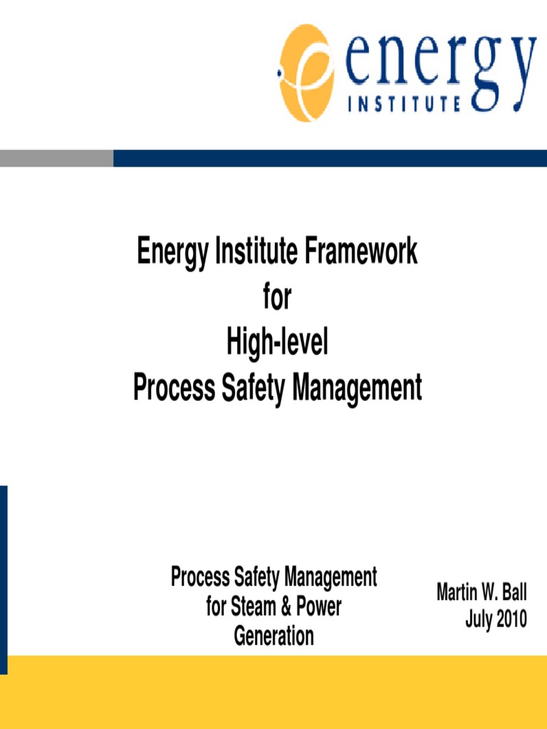 High Level Process Safety Framework | PDF | Risk Management | Risk