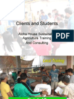 Clients and Students: Aloha House Sustainable Agriculture Training and Consulting