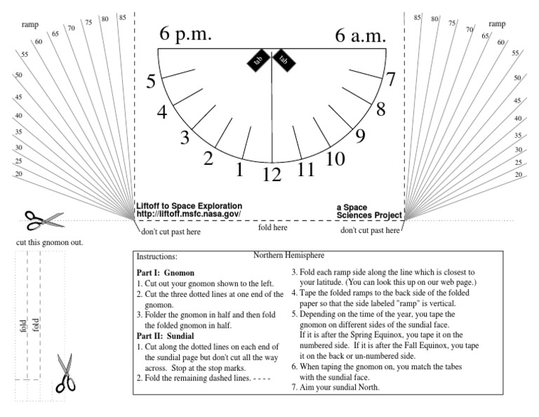 sundial-template-geography-clock