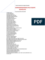 Lista Cirurgia 6ºp