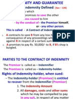 Indemnity and Guarantee