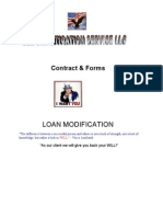 Loan Modification: Contract & Forms