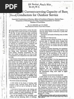 Heating and Current Capacity of Bare Conductors