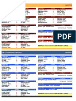 2014 - U8 Fixtures - North