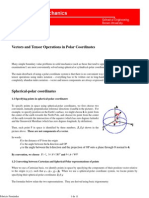 Continuum Mechanics - Polar Coordinates