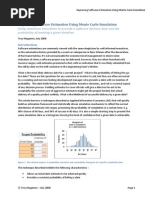 Improving Software Estimation Promises Using Monte Carlo Simulation