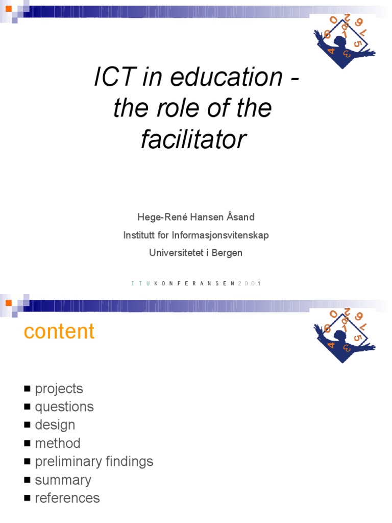 ICT in Education The Role of The Facilitator | PDF