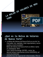 La Bolsa de Valores de New York
