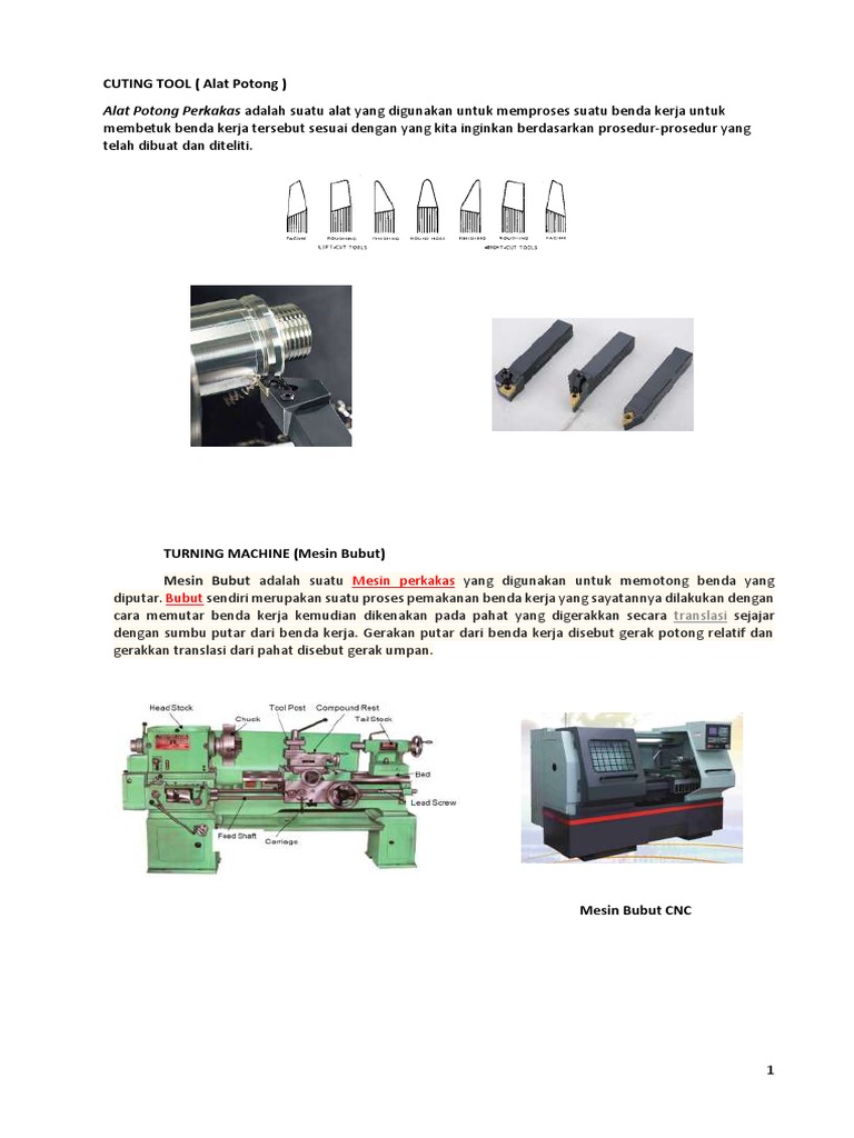 Macam Macam Mesin Perkakas Macam Macam Mesin Perkakas