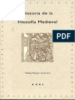 Historia de La Filosofia Medieval (Rafael Ramon Guerrero)