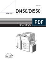 Di450/Di550: Operator's Manual