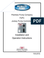 Peerless Pump Company PJPC Jockey Pump Controllers: Installation and Operation Instructions