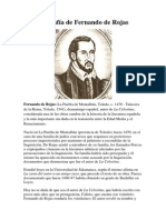 Biografía de Fernando de Rojas