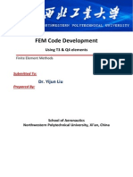 FEM Code Development: Dr. Yijun Liu