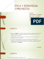 Logistica y Estrategia de Un Proyecto