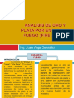 Analisis de Oro Fire Assay