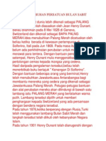 Sejarah Penubuhan Persatuan Bulan Sabit Merah