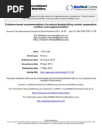 Download Evidence-based recommendations for natural bodybuilding contest preparation nutrition and supplementation By Eric Helms Alan Aragon and Peter Fitschen by Sixp8ck SN223958966 doc pdf