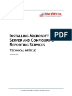 Configuring Microsoft SQL Server Reporting Services Technical Article