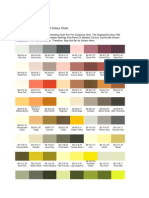 BS4800 Colour Chart