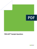 PMI-ACP Sample Questions