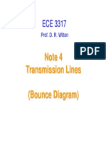 Note 4 Transmission Lines (Bounce Diagram)