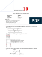 Soal Prediksi Un To Sanggar 10