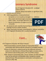 Acute Coronary Syndrome MI