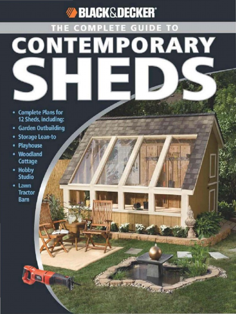 Black Decker The Complete Guide To Contemporary Sheds Shed