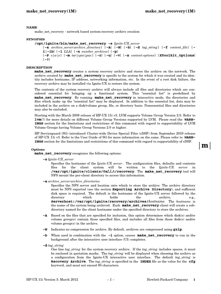 Make Net Recovery | Download Free PDF | Backup | Booting