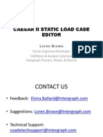 c2 Static Load Case Editor