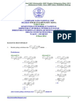 Soal Dan Pembahasan OSN Matematika SMP Tingkat Kota 2014 [Bagian B]_Rev