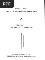 Download Himpunan Peraturan Perbendaharaan Tahun 2007 Triwulan 1 by Ahmad Abdul Haq SN22400701 doc pdf