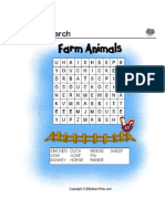 Animals Worksheet